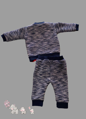 Сірий демісезонний костюм для хлопчика Caramell