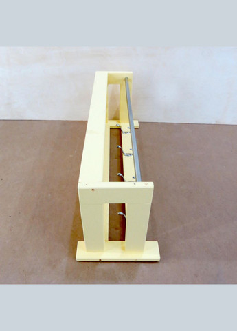 Вішалка для одягу з дерева Едмонтон лимонад (ВДО-000651) No Brand (327844799)