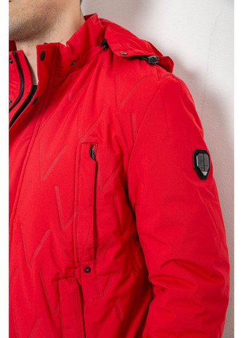 Красная демисезонная куртка мужская демисезонная с капюшоном Ager 244RL9159AL