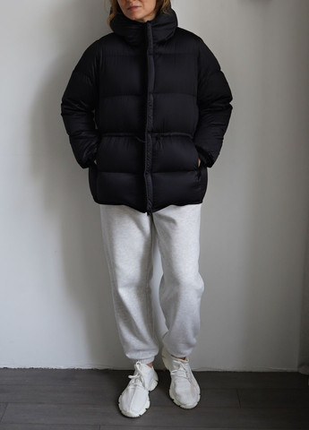 Чорний зимній Пуховик One
