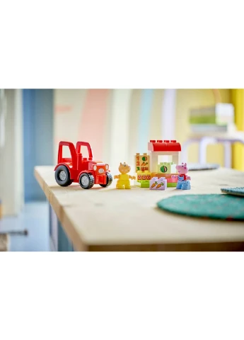 Конструктор DUPLO Peppa Pig Трактор і ринок Lego (386039980)