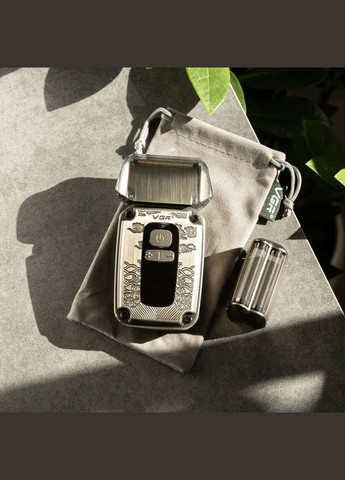 Електробритва-шейвер V-337 бездротова з двома голівками для гоління, бронза VGR (315636641)