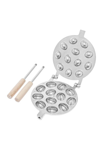 Орешница форма для выпечки орешков на 12 половинок орехов со съемными ручками ХЭАЗ ХЕАЗ (362357540)