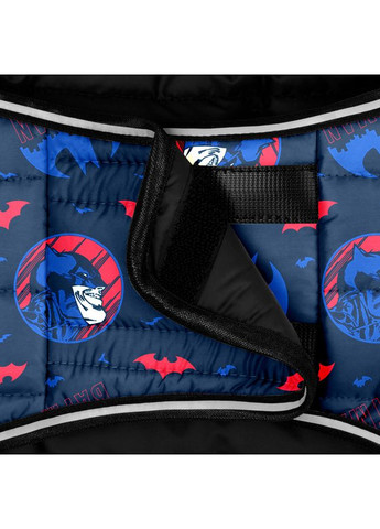 Курточка-накидка для собак Clothes, малюнок "Бетмен червоно-блакитний ",, А 26 см, B 33-41 см, С 18-26 см WAUDOG (363200903)