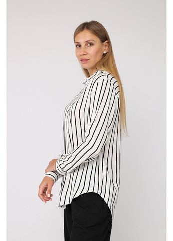 Сорочка з довгим рукавом жіноча колір білий ЦБ-00282038 Yuki (361305110)