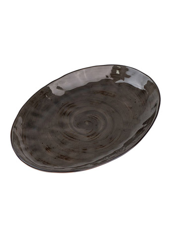 Тарілка порцелянова плоска овальна 35 х 23.5 см сервірувальне блюдо для нарізки Lugi HP23392 TS Kitchen (370801902)