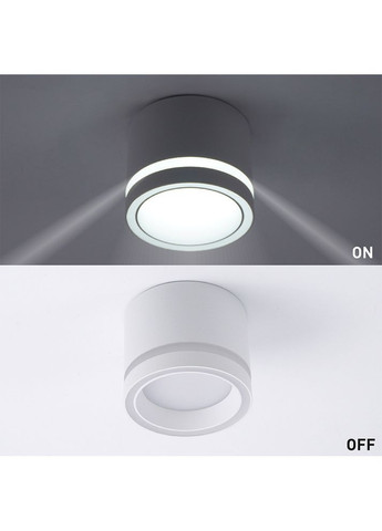 Спотовий світильник GELA R 85x70 мм Білий для лампи GX53 ESLLSE (354298701)