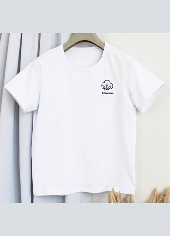 Футболка женская патриотическая с вышивкой Хлопок Ladan - (301026317)