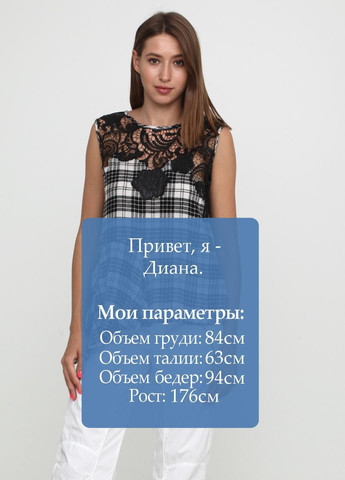 Туніка Чорно-білий в клітинку Liu-Jo (322029083)