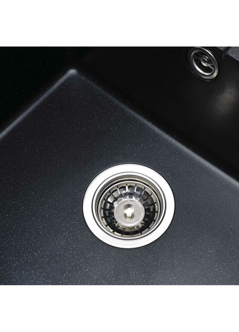 Гранітна мийка для кухні ARIA 5851 матова металік Valeso (336938449)