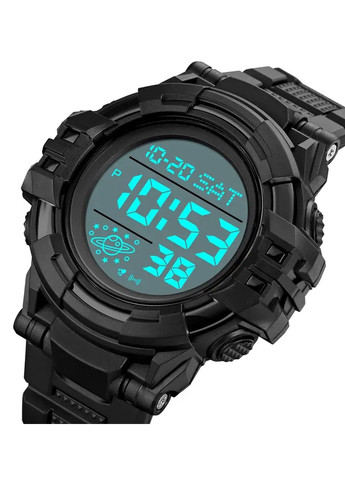 Мужские спортивные часы 2003 (Черные с белым) Skmei (314483134)