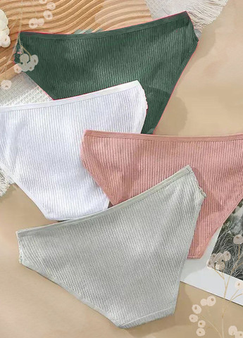 Женские трусики в рубчик, набор с 4 шт FS (294207460)