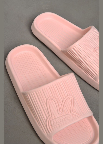 Розовые шлепанцы пена женские светло-розового цвета Let's Shop