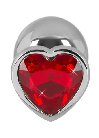 Металева Пробка Діамант Серце (середня) Seli You2Toys (386417149)