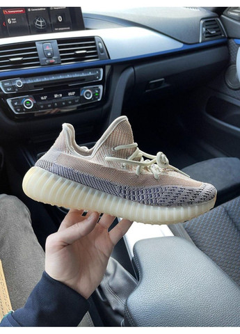 КРОССОВКИ ЖЕНСКИЕ ADIDAS YEEZY 350 V2 ASH PEAR АДИДАС ИЗИ БУСТ No Brand коричневые демисезоны (367176016)