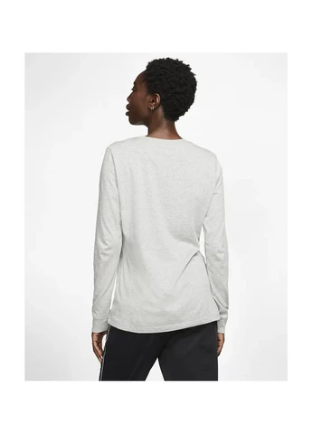 Лонгслив женский Women Long-Sleeve T-Shirt Grey Bv6171-063 Nike (365961838)