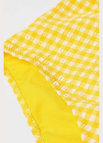Желтые купальные трусики-плавки,желтый в белую клетку, H&M
