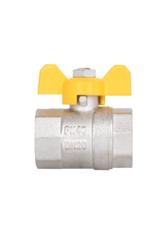 Кран кульовий Base 3/4" ВР для газу (метелик) SD602G20 Thermo Alliance (396535346)