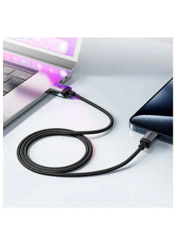 Кабель USB 2.0 Type-C M-M, 1.2м 60W aluminum alloy Black, C20-03 Acefast (397094092)