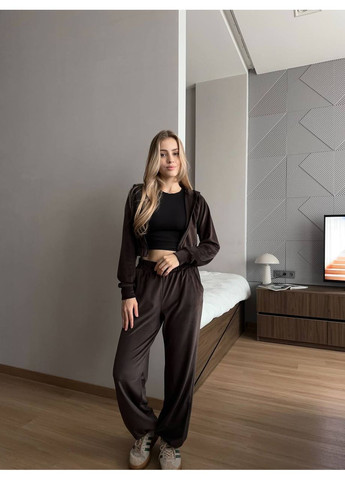 Женский велюровый костюм с камнями Fashion (364485940)