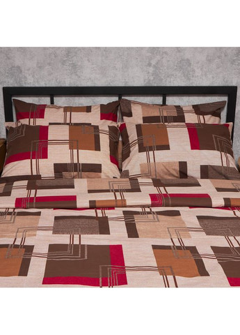 Комплект постільної білизни Бязь Gold Люкс «» Сімейний 160х220х2 наволочки 2х70х70 (MS-820006717) Moon&Star Retro Geometry (356112551)