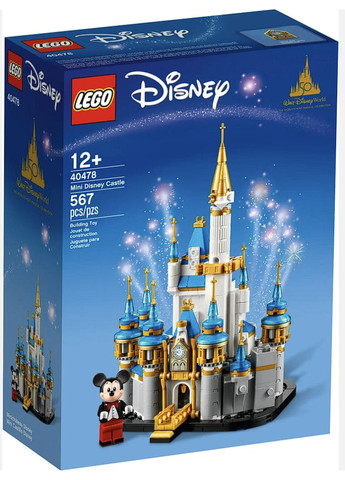 Констурктор Disney Мініатюрний замок Діснея 40478 для дітей від 12 років Lego (361443549)