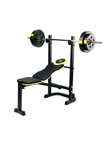 Тренувальна лавка WB-003 горизонтальна для жиму зі стійкою під штангу Besport (360801964)