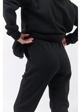 Жіночий спортивний костюм на флісі, теплий на замку Black No Brand (367623969)