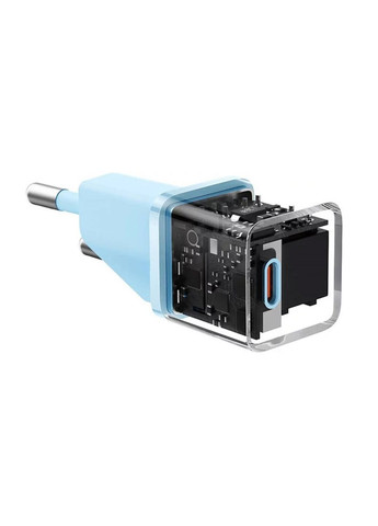 Сетевое зарядное устройство для GaN5 Fast Charger(mini) 1C 20W EU Blue Baseus GaN5 (mini) 1C 20W EU (340278275)