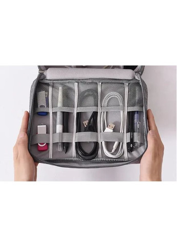 Сумка-органайзер для кабелей, зарядок и аксессуаров доступна в разных цветах Po Fanu (365877029)