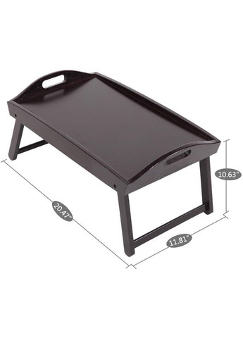 Столик-поднос для завтрака из дерева Алабама венге (СТП-2312) No Brand (327869533)