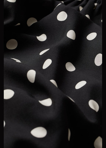 Чорна сукня H&M в горошок