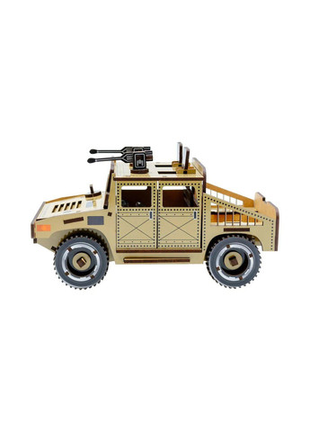 Дерев'яний 3D конструктор "Humvee" 100 деталей 00927 PuzzleOK (330018126)
