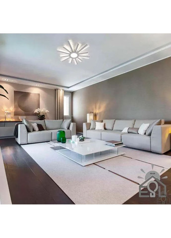 Смарт люстра керована світлодіодна TERESA R 70 Вт 550x50 мм Бiла ESLLSE (365650659)