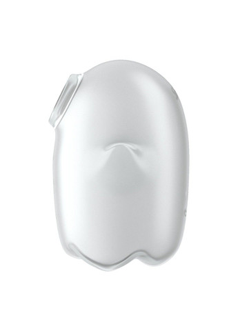 Вакуумний кліторальний стимулятор із вібрацією Glowing Ghost White Satisfyer (315497959)