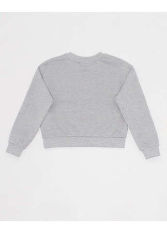 Only свитшот демисезон,серый-серебристый, серый