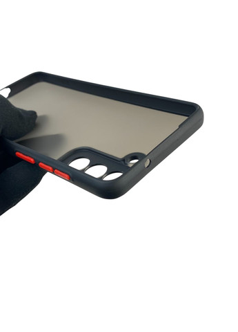 Чохол для телефона Galaxy S21 FE (SM-G990B) с 3D принтом патріотичним із захистом камери на самсунг с21 фе чорний Samsung (366388210)