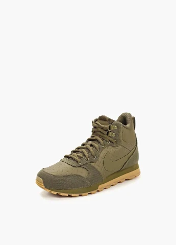 Оливковые кроссовки мужские md runner 2 mid prem olive 845059-300 Nike