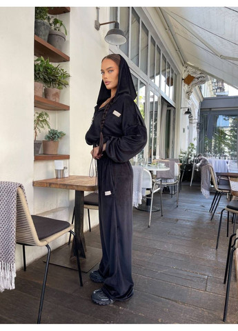 Жіночий велюровий костюм кофта+палаццо No Brand С824/825-1652/4 (363839530)