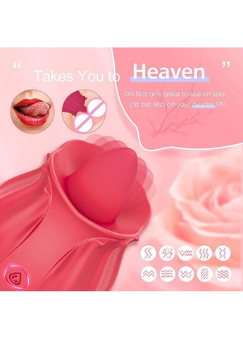 Вібратор язик кліторальний, віброязик вібро язичок, інтимна іграшка Rose tongue Ares (371392405)