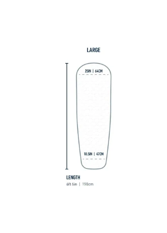 Килимок надувний Ultralight XR Insulated Air Mat, Arrowwood, Large Sea To Summit (384711911)