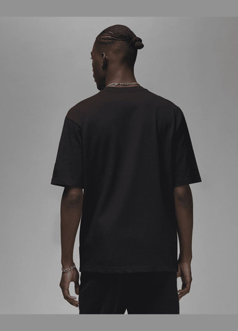 Черная футболка мужская brand wordmark tee fj1969-010 черная Jordan