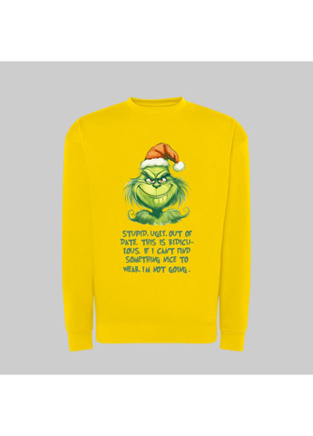 Свитшот с принтом "If I can’t find something nice to wear, I’m not going". Гринч (16702436151) ТiШОТКА (365436457)