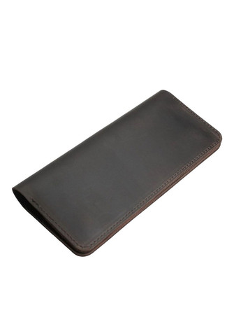 Шкіряний Гаманець Лонгер на пряму купюру, Коричневий Crazy Horse "SP-01" No Brand (364550776)