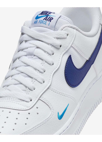 Білі Осінні чоловічі кросівки air force 1 07 білий Nike