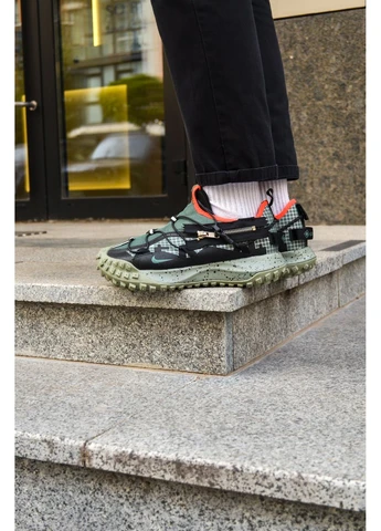 Зелені літні кросівки nike acg mountain fly green найк асж маунс флай зелені No Brand