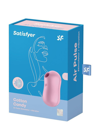 Вакуумный стимулятор с вибрацией Cotton Candy Lilac Satisfyer (366875890)