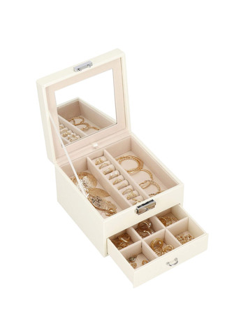 Скринька для прикрас (футляр для біжутерії) 16 x 16 x 11 см HA1032 Springos (315826103)