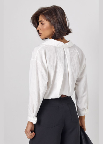 Жіноча сорочка у смужку з рукавами три чверті Lurex (319311917)