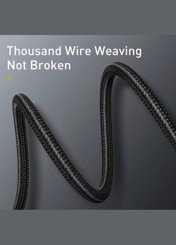 USB Type-C кабель с led подсветкой 2 м Черный Baseus (317188878)